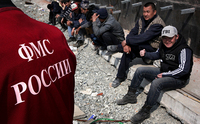 Зима, мигранты потянулись на родину