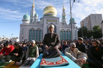 Владимир Путин поздравил мусульман с праздником